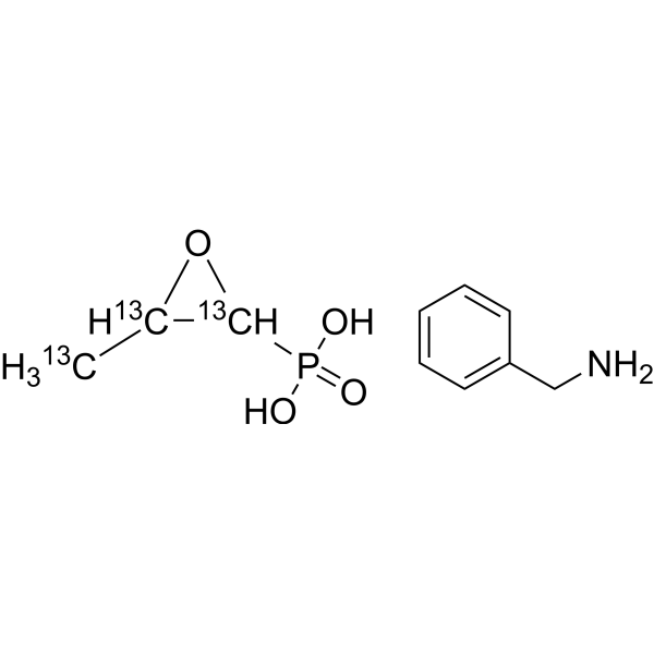 (Rac)-Fosfomycin (benzylamine)-13C3 (MK-0955 (benzylamine)-13C3) 1216461-18-5